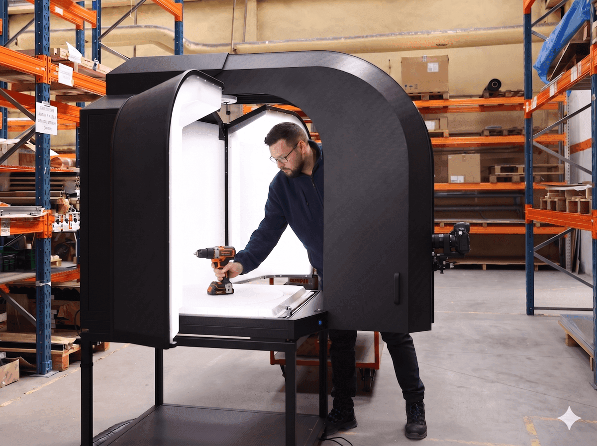 Workflow di digitalizzazione industriale Orbitvu
