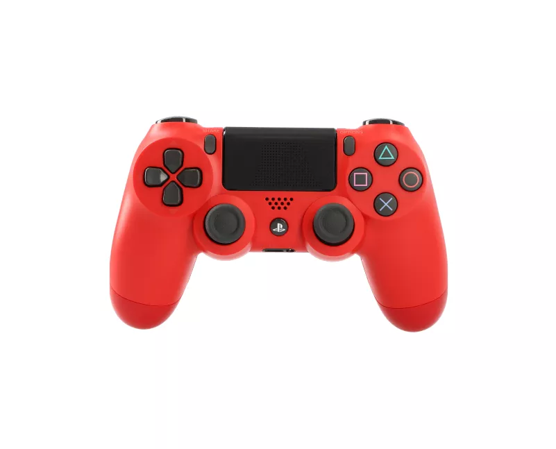Prodotto elettronico su supporto rosso