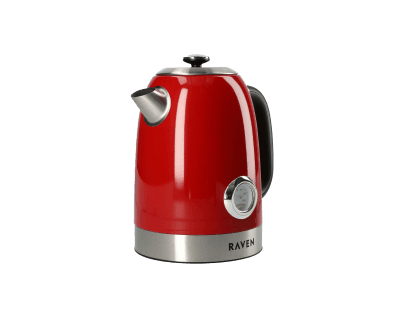 Bollitore elettrico rosso stile vintage