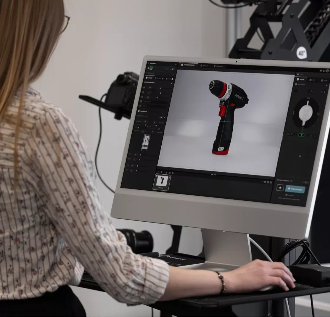 Strumento professionale di ritocco foto e editing per e-commerce