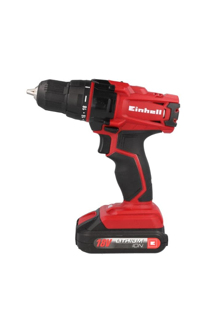 Packshot del trapano rosso