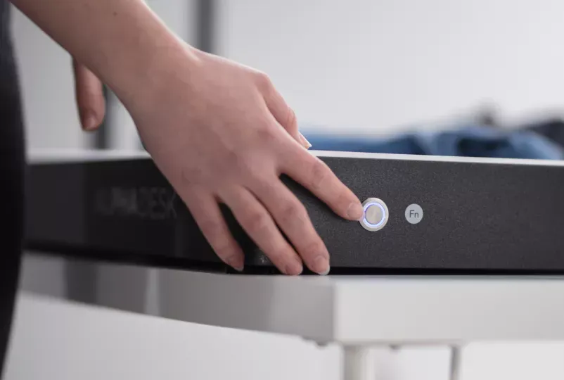 Pulsante di scatto su Alphadesk