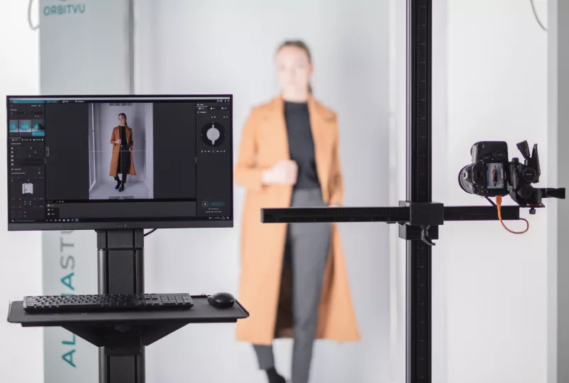 Posizionamento della fotocamera su Alphastudio XXL