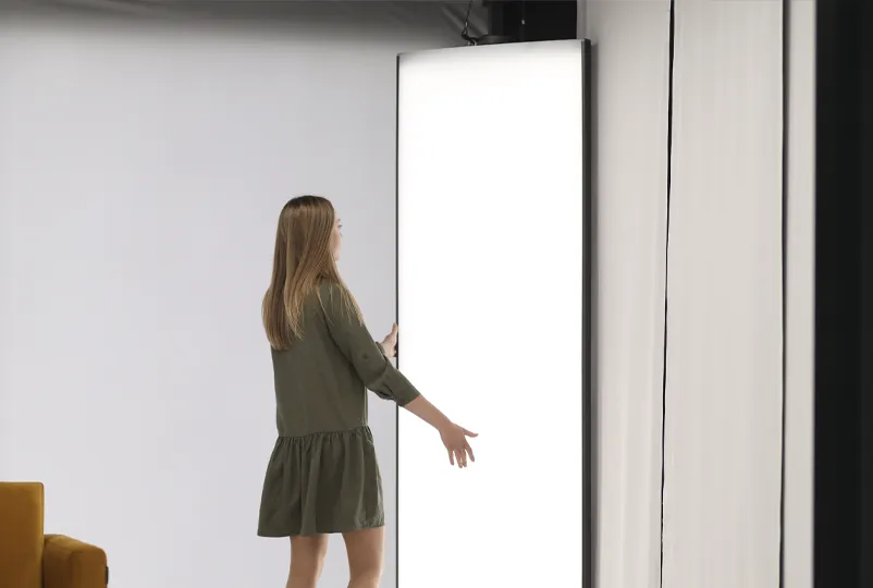 Illuminazione potente su E-COMM STUDIO+