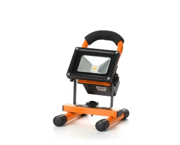 Packshot di un faretto da lavoro a LED