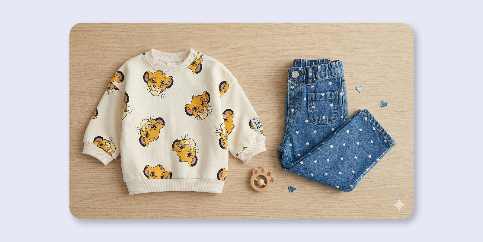 Esempio flat lay still life