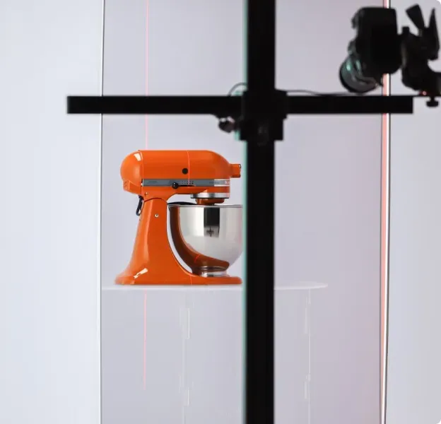 Foto prodotto di planetaria KitchenAid arancione