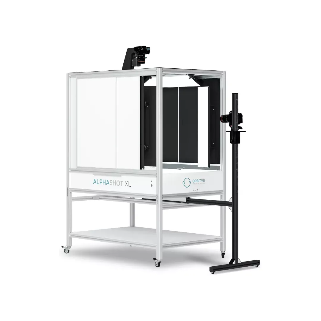 Ampio lightbox automatizzato per studio fotografico di prodotto